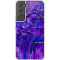 Iris Flowers by Frida Lövström — S22 Samsung Galaxy Bio-degradable Case — Finnaij