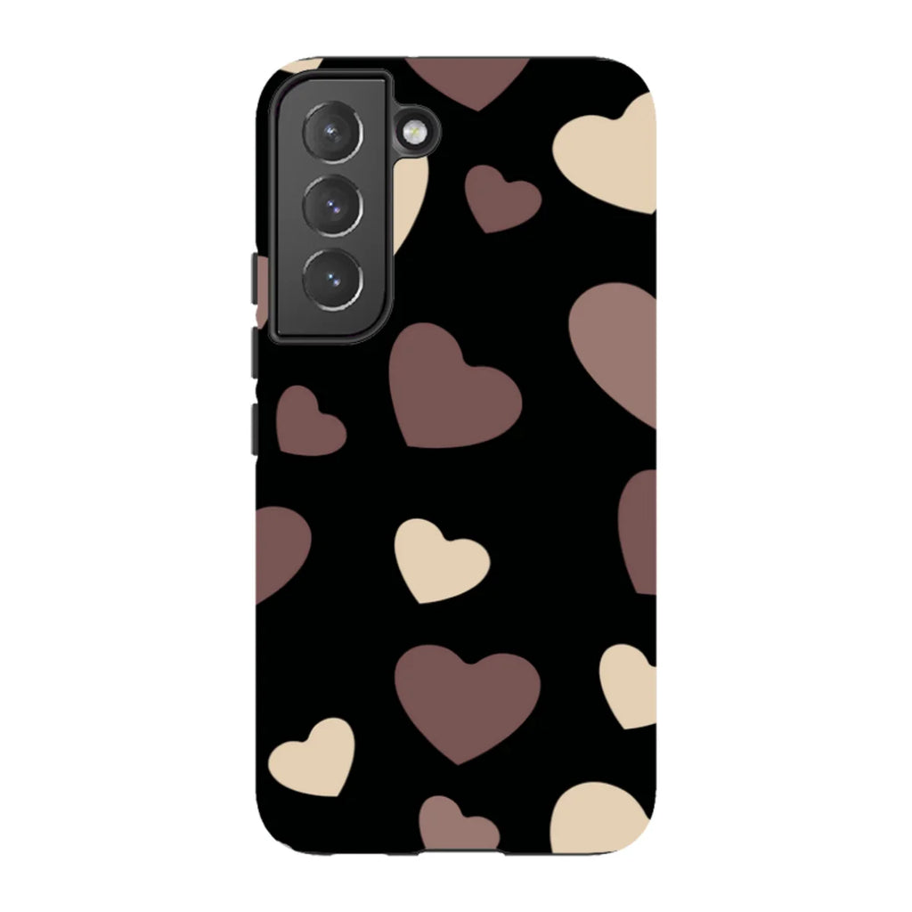 White & Black Hearts — S22 Tough Case — Finnaij