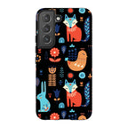 Nordic Ornament Black — S22 Tough Case — Finnaij