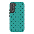 Monogram Teal — S22 Tough Case — Finnaij