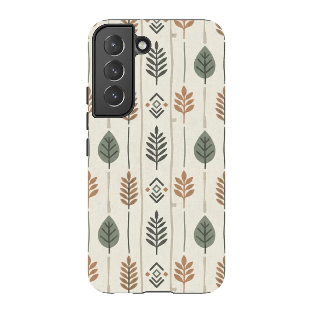 Birch and Linen Pattern by Elsi Vaarala — S22 Tough Case — Finnaij