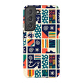 Coastal Indigo Tiles by Ada Okoye — S22 Tough Case — Finnaij