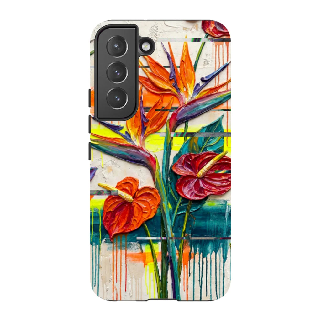 Tropical Flowers by Frida Lövström — S22 Tough Case — Finnaij