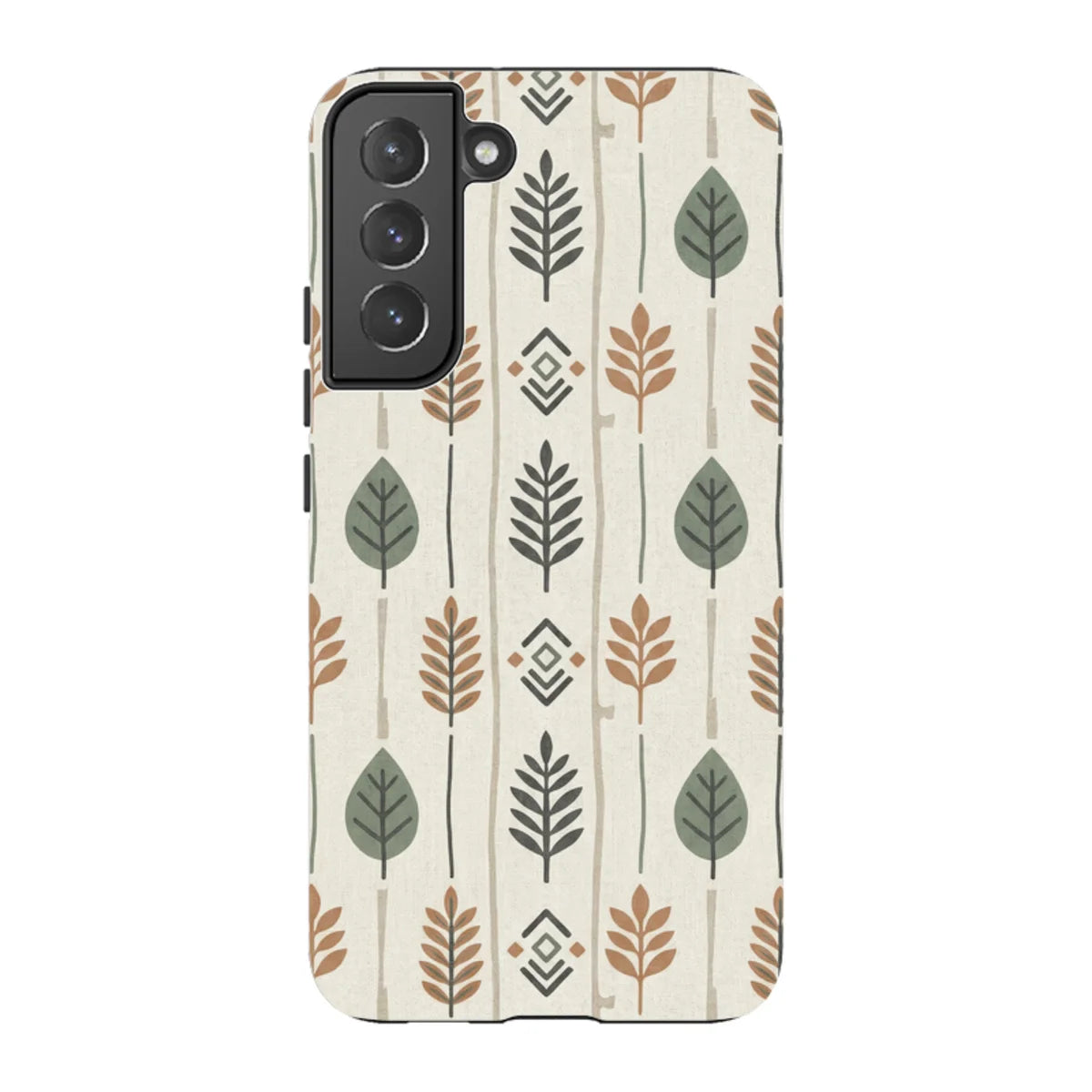 Birch and Linen Pattern by Elsi Vaarala — S22 Plus Tough Case — Finnaij