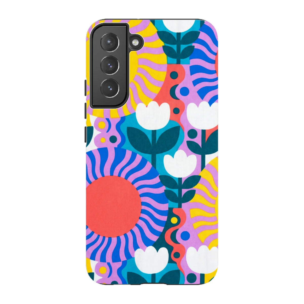 Midnight Sun Mod Bloom by Salla Niemi — S22 Plus Tough Case — Finnaij