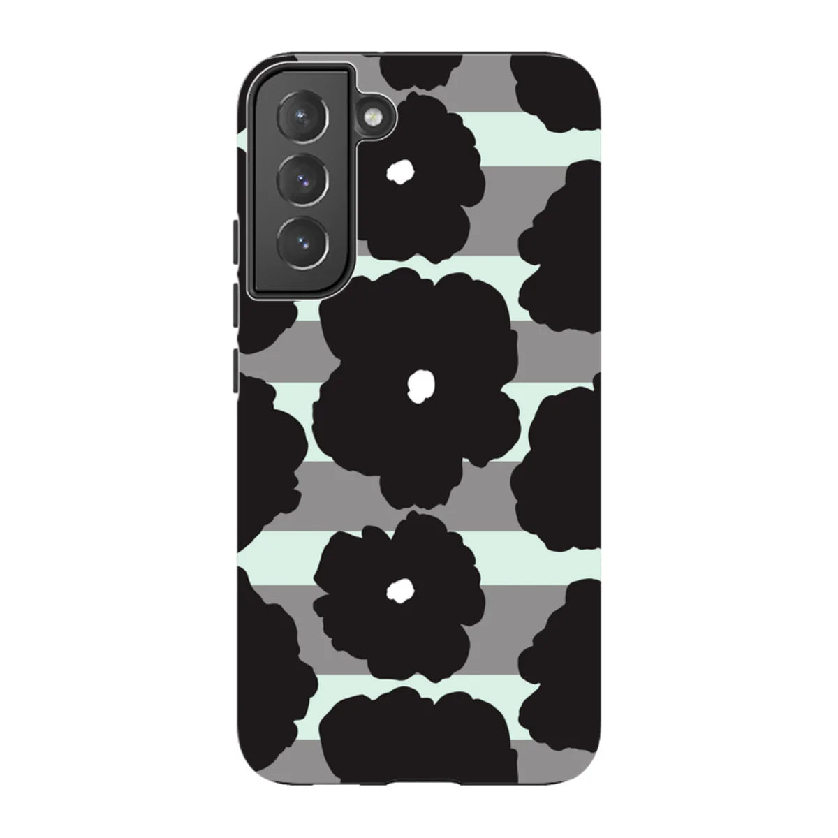Bold Floral Black — S22 Plus Tough Case — Finnaij