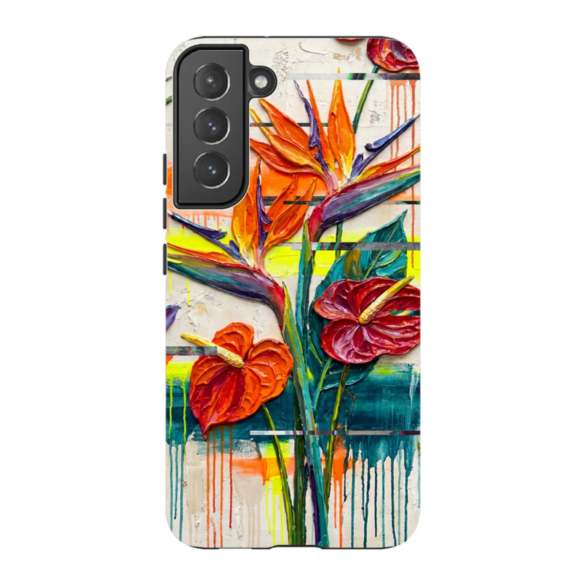 Tropical Flowers by Frida Lövström — S22 Plus Tough Case — Finnaij