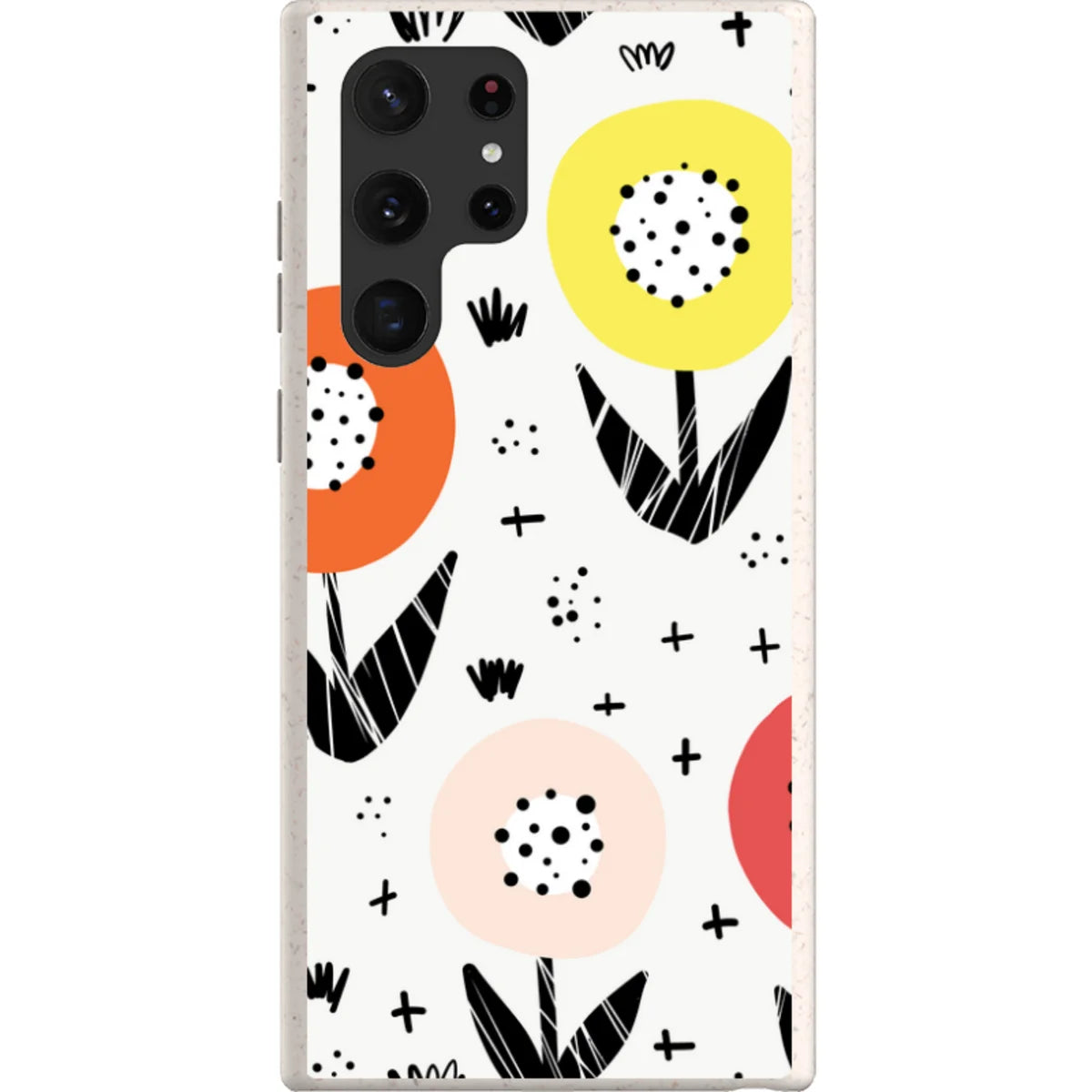 Botanical Doodle — S22 Ultra Samsung Galaxy Bio-degradable Case — Finnaij