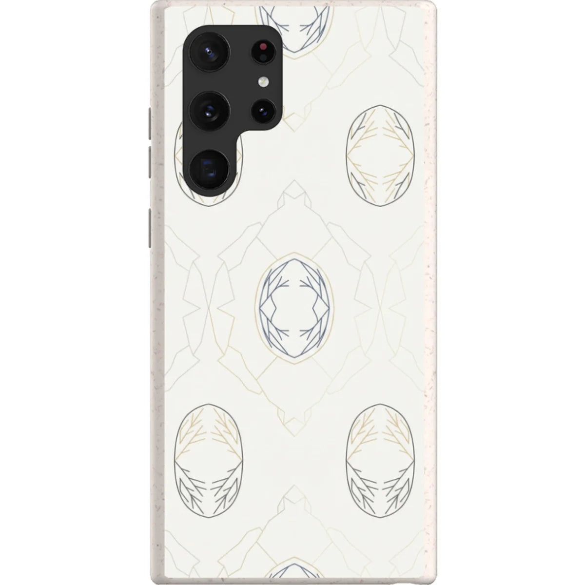 Frozen Lake Silence by Elsi Vaarala — S22 Ultra Samsung Galaxy Bio-degradable Case — Finnaij