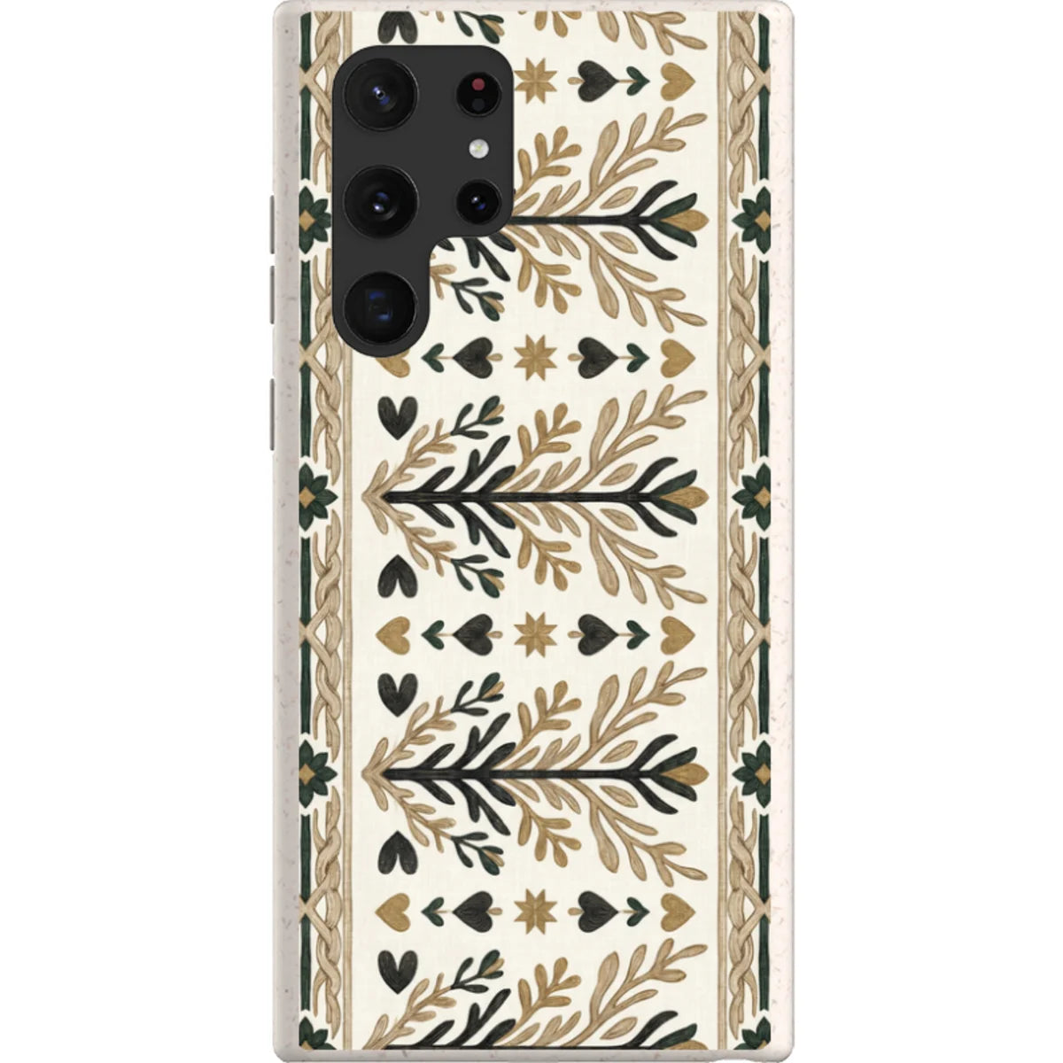 Heritage Border by Elsi Vaarala — S22 Ultra Samsung Galaxy Bio-degradable Case — Finnaij