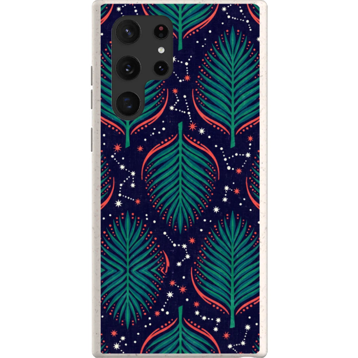 Palm Frond Constellations by Ada Okoye — S22 Ultra Samsung Galaxy Bio-degradable Case — Finnaij