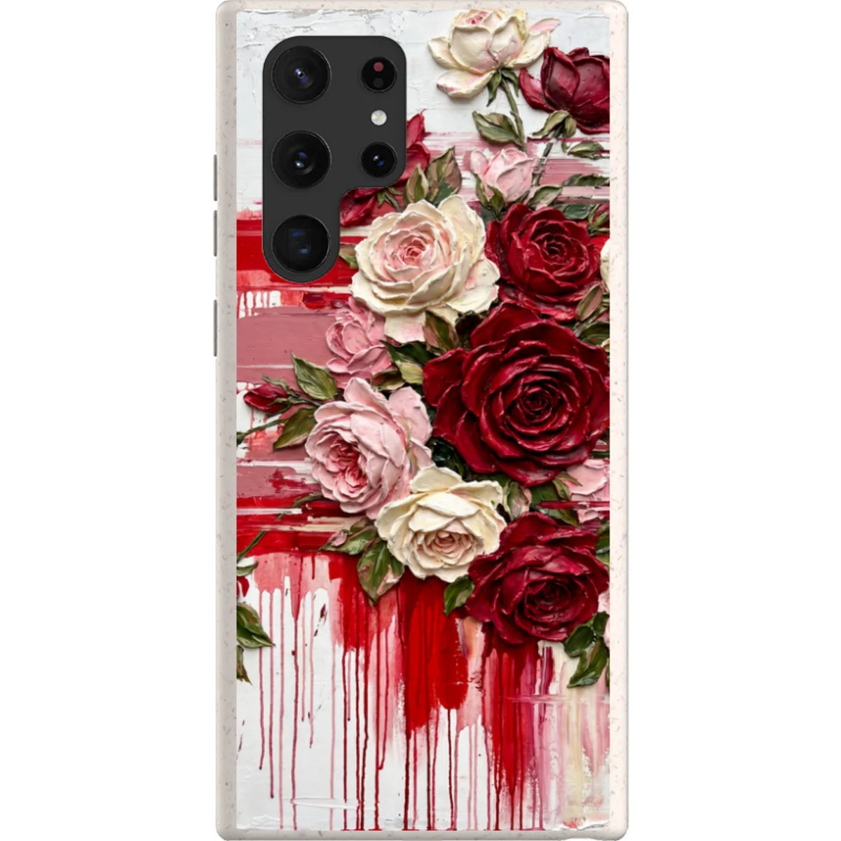 Roses by Frida Lövström — S22 Ultra Samsung Galaxy Bio-degradable Case — Finnaij