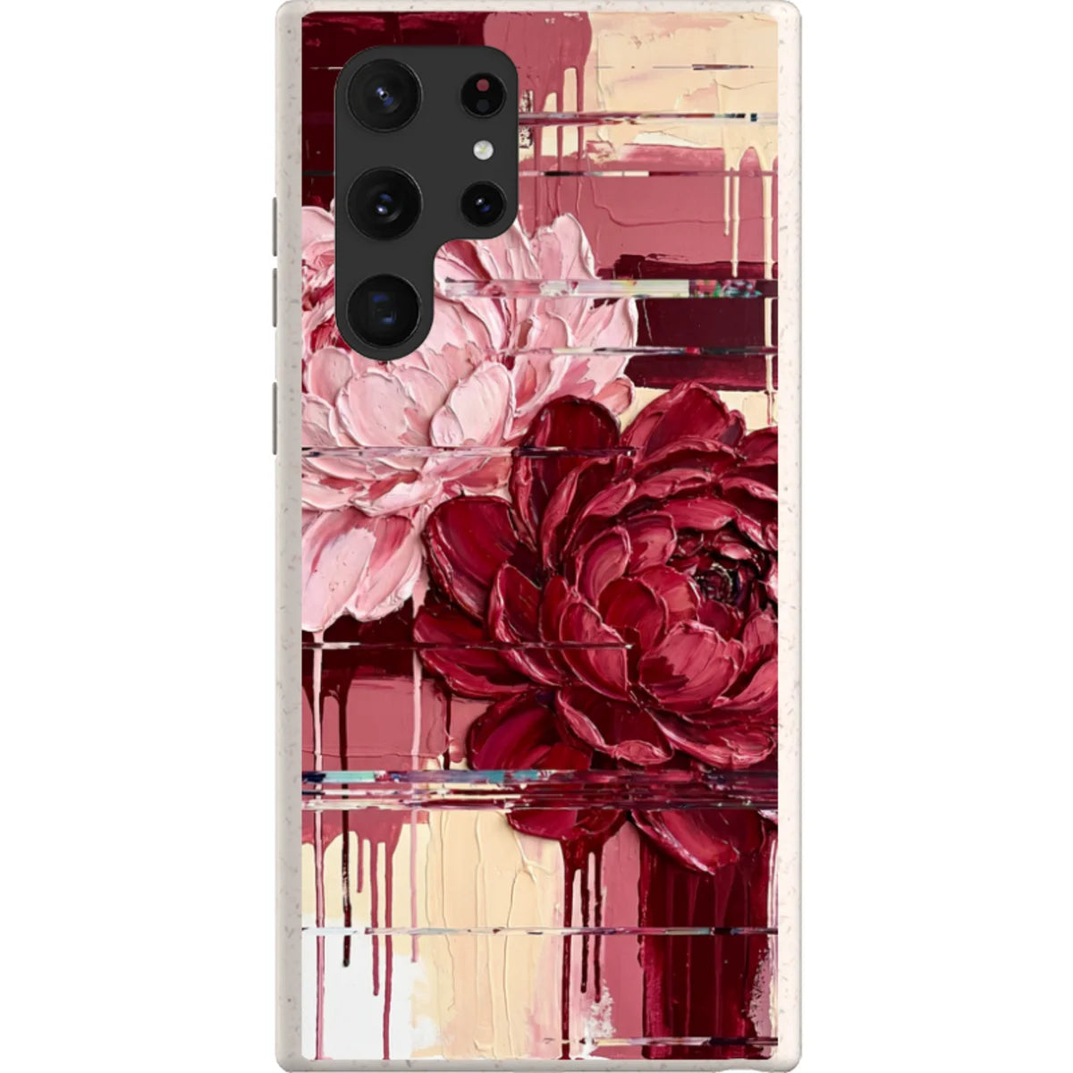Peonies by Frida Lövström — S22 Ultra Samsung Galaxy Bio-degradable Case — Finnaij