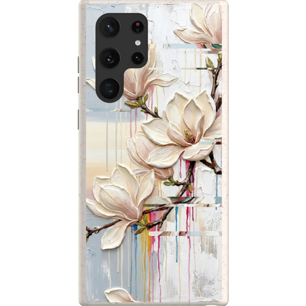 Magnolia Branches by Frida Lövström — S22 Ultra Samsung Galaxy Bio-degradable Case — Finnaij