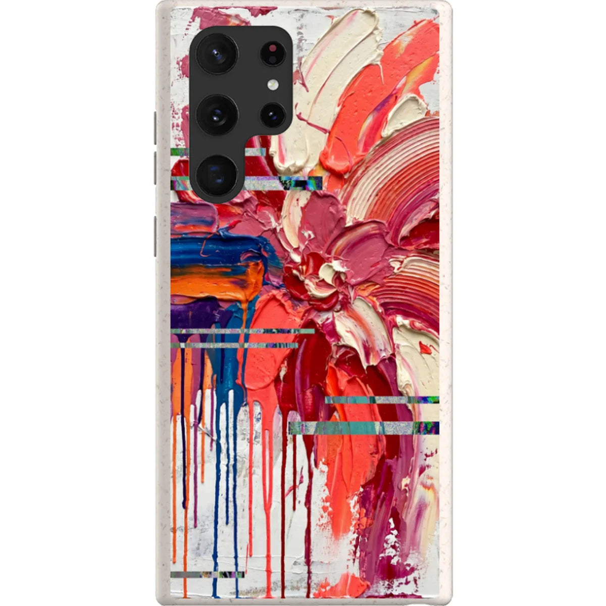 Abstract Florals by Frida Lövström — S22 Ultra Samsung Galaxy Bio-degradable Case — Finnaij