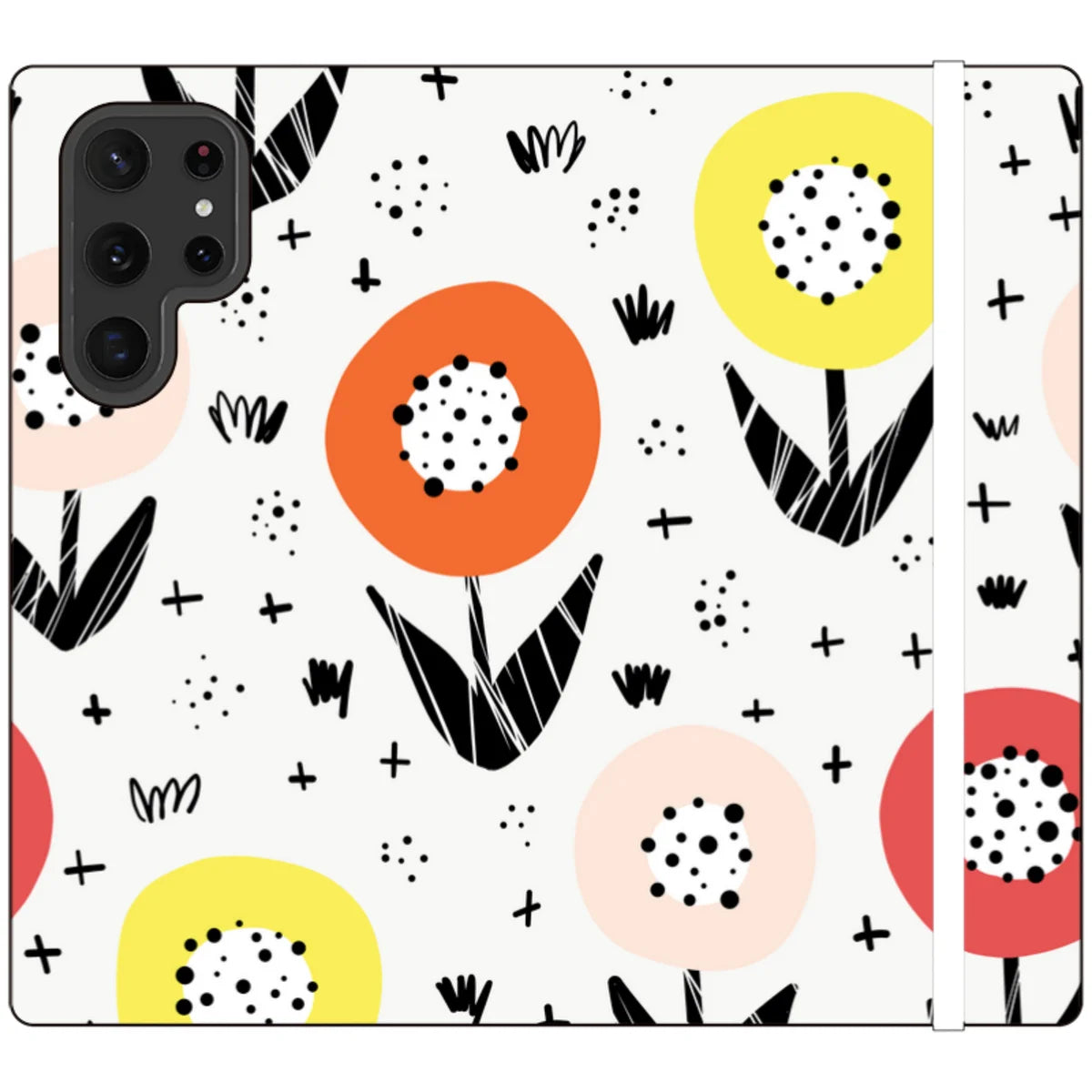 Botanical Doodle — S22 Ultra Wallet Case — Finnaij