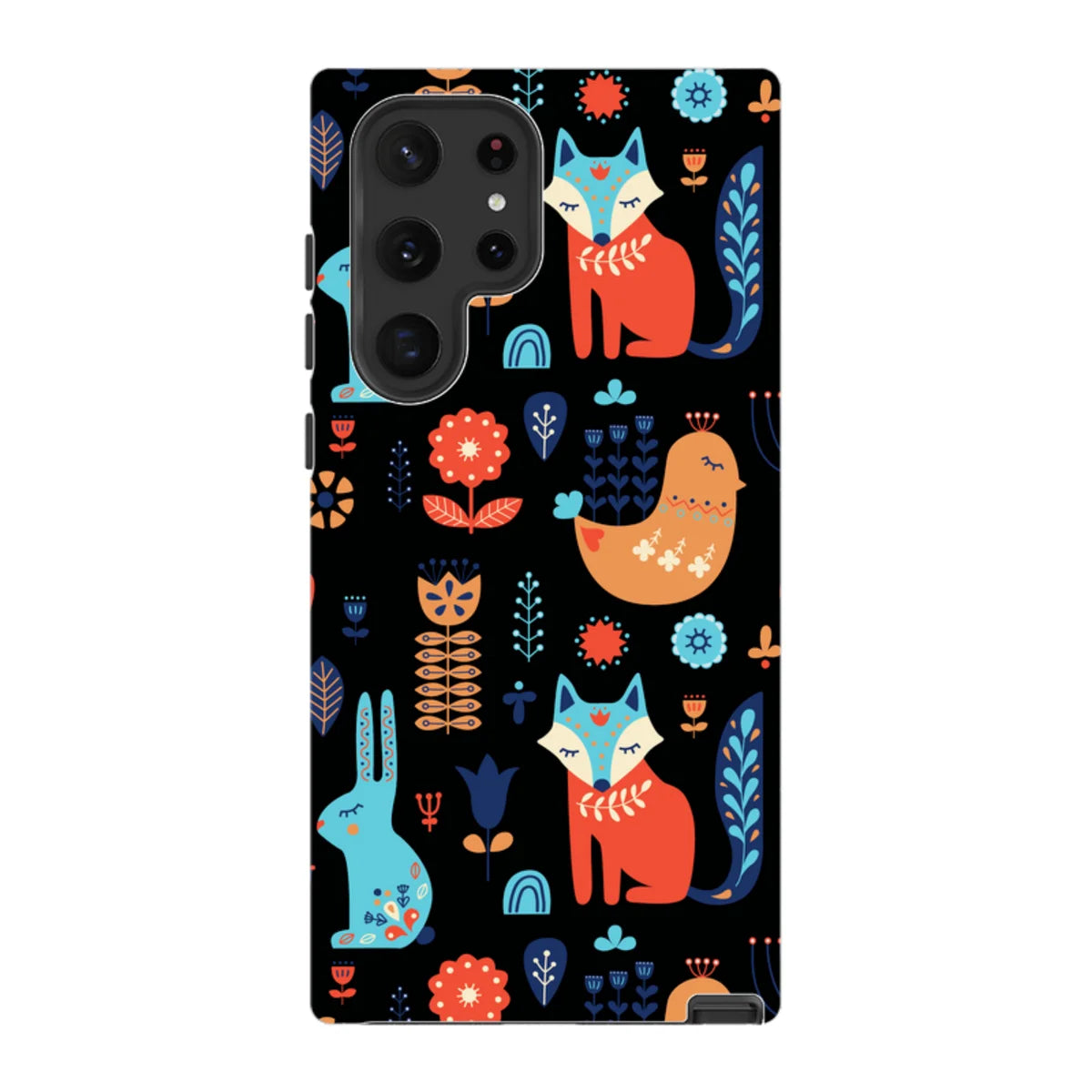 Nordic Ornament Black — S22 Ultra Tough Case — Finnaij