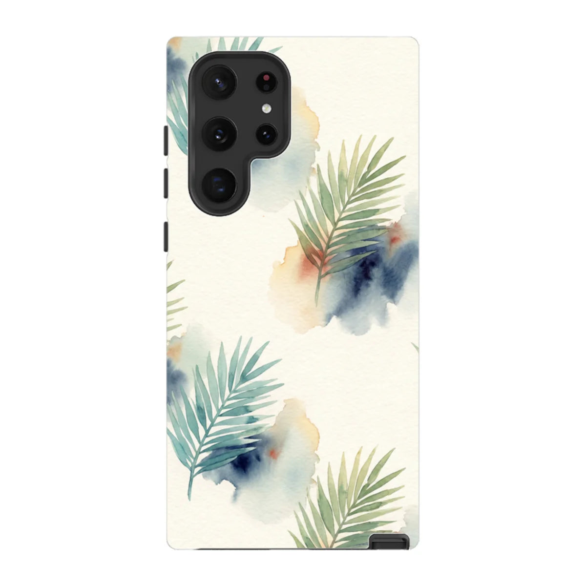 Palm Frond Breeze Pattern by Tobi Akinyemi — S22 Ultra Tough Case — Finnaij
