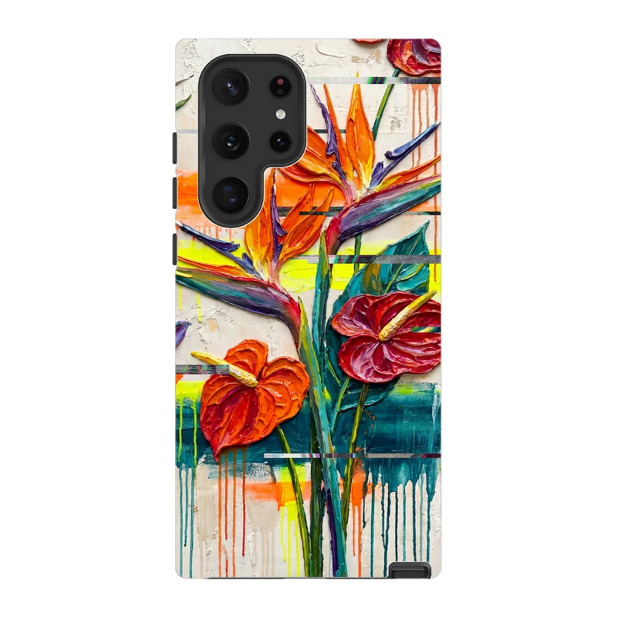 Tropical Flowers by Frida Lövström — S22 Ultra Tough Case — Finnaij