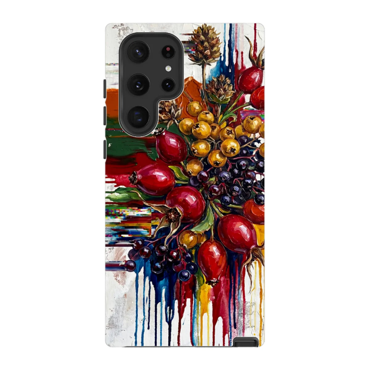 Autumn Berries and Botanicals by Frida Lövström — S22 Ultra Tough Case — Finnaij