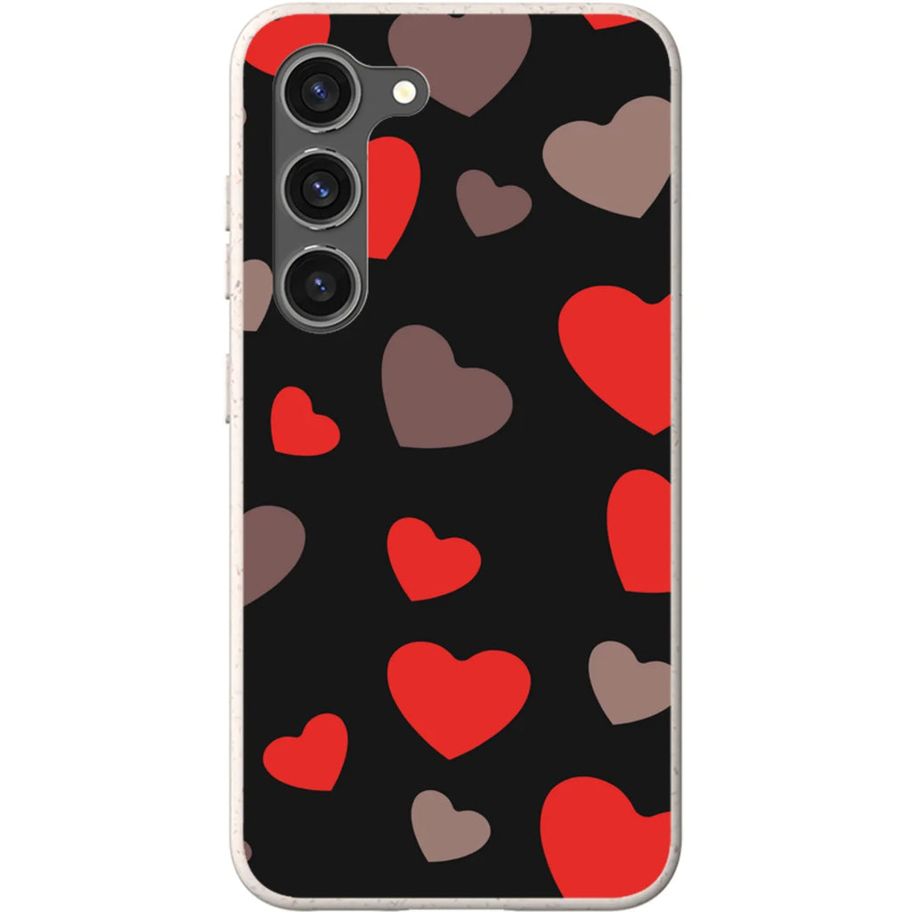 Red Hearts — S23 Samsung Galaxy Bio-degradable Case — Finnaij