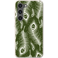 Feathers in Bloom Army Green — S23 Samsung Galaxy Bio-degradable Case — Finnaij