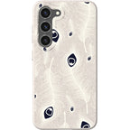 Feathers in Bloom Natural — S23 Samsung Galaxy Bio-degradable Case — Finnaij