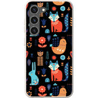 Nordic Ornament Black — S23 Samsung Galaxy Bio-degradable Case — Finnaij