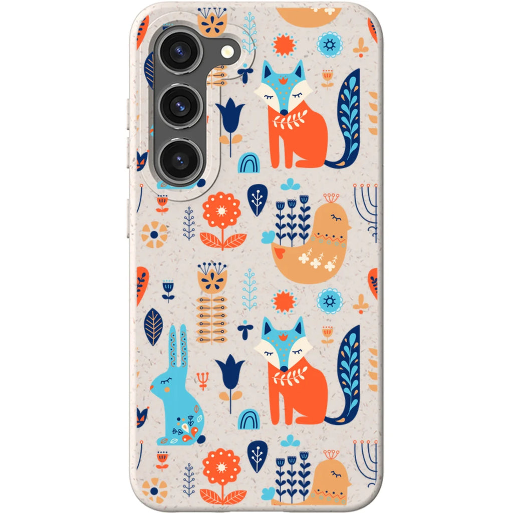 Nordic Ornament Natural — S23 Samsung Galaxy Bio-degradable Case — Finnaij