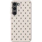 Monogram Natural — S23 Samsung Galaxy Bio-degradable Case — Finnaij