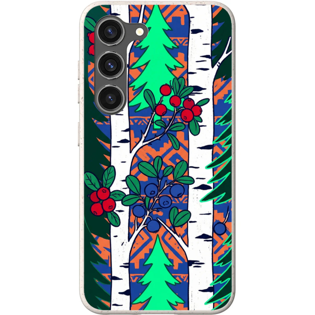 Nordic Forest by Aino Kallio — S23 Samsung Galaxy Bio-degradable Case — Finnaij