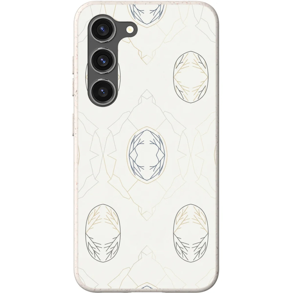 Frozen Lake Silence by Elsi Vaarala — S23 Samsung Galaxy Bio-degradable Case — Finnaij