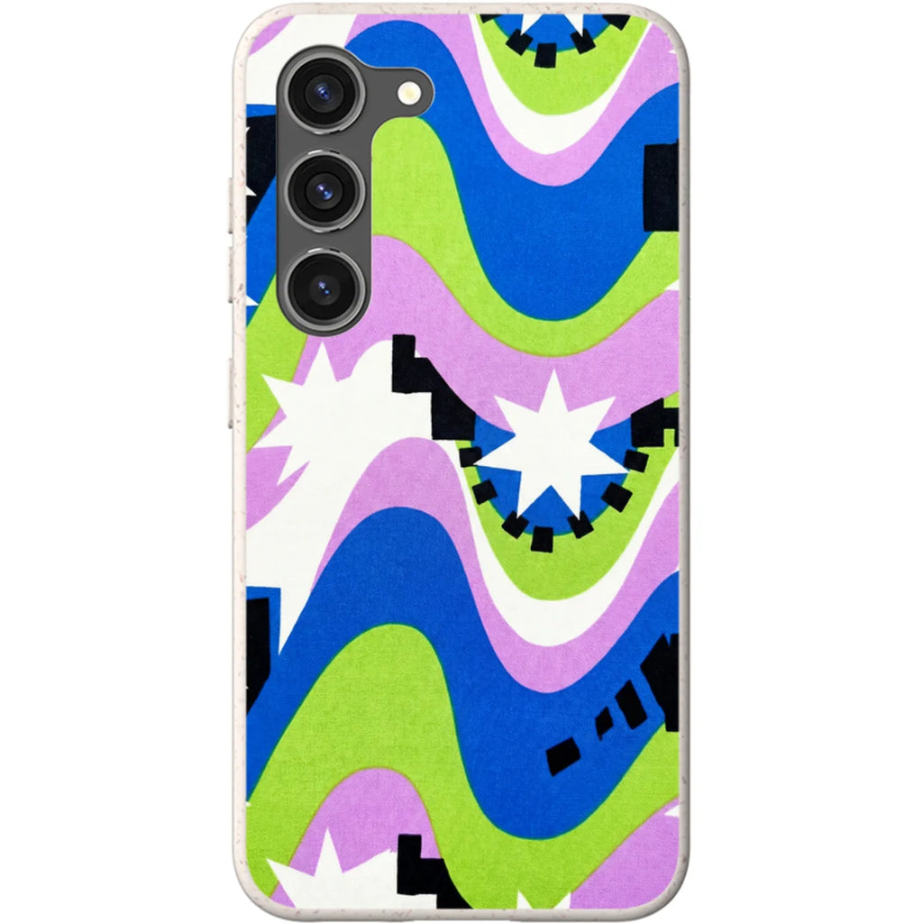 Aurora Pop Burst by Salla Niemi — S23 Samsung Galaxy Bio-degradable Case — Finnaij