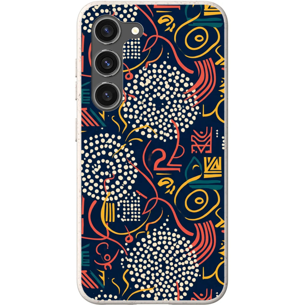 Adire Nightfall by Ada Okoye — Samsung Galaxy Bio-degradable Case — Finnaij