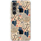 Sandstone Adire by Ada Okoye — S23 Samsung Galaxy Bio-degradable Case — Finnaij