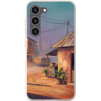 City Edge Quiet Street by Tobi Akinyemi — S23 Samsung Galaxy Bio-degradable Case — Finnaij