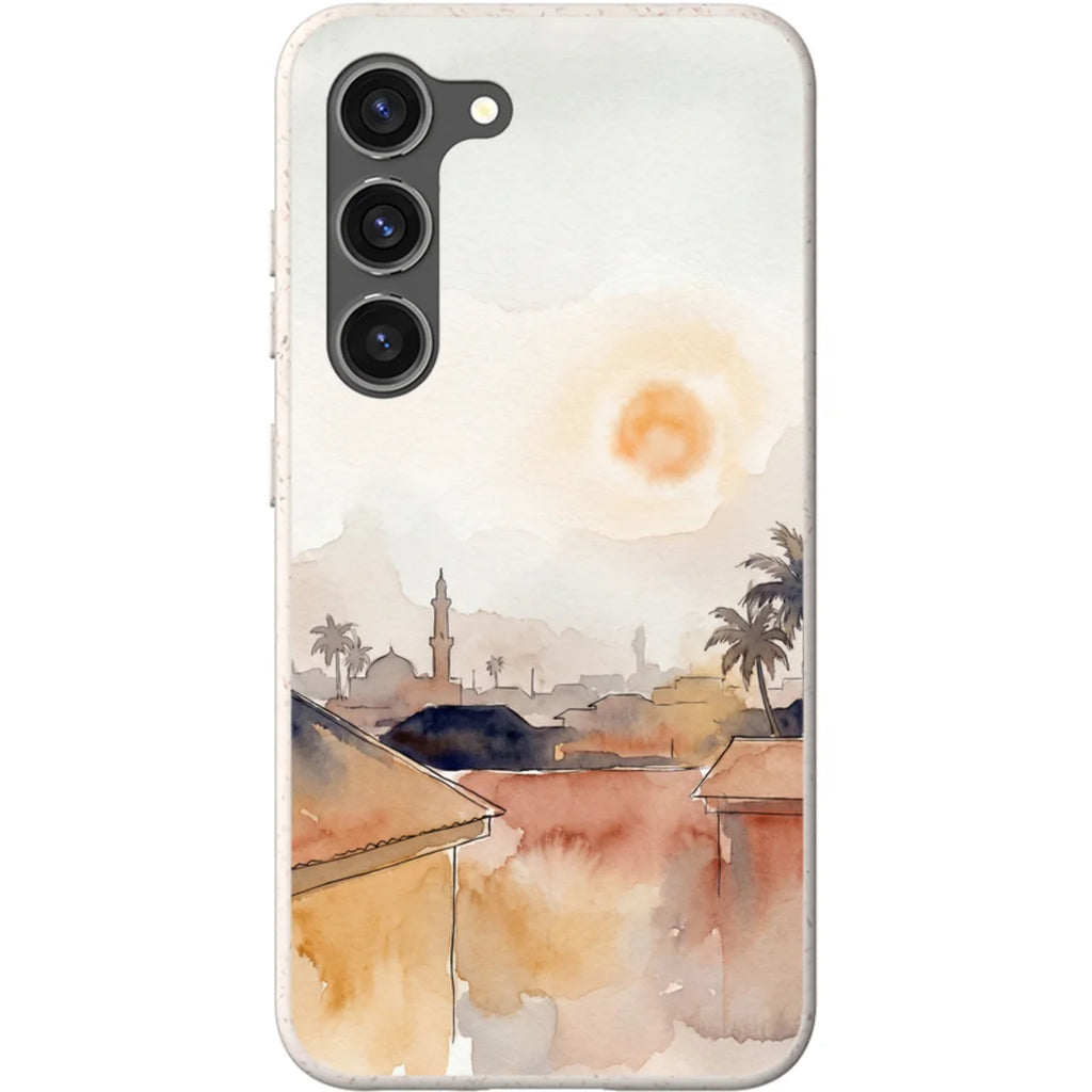 Harmattan Sky by Tobi Akinyemi — S23 Samsung Galaxy Bio-degradable Case — Finnaij