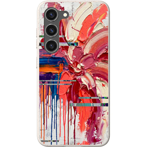 Abstract Florals by Frida Lövström — S23 Samsung Galaxy Bio-degradable Case — Finnaij
