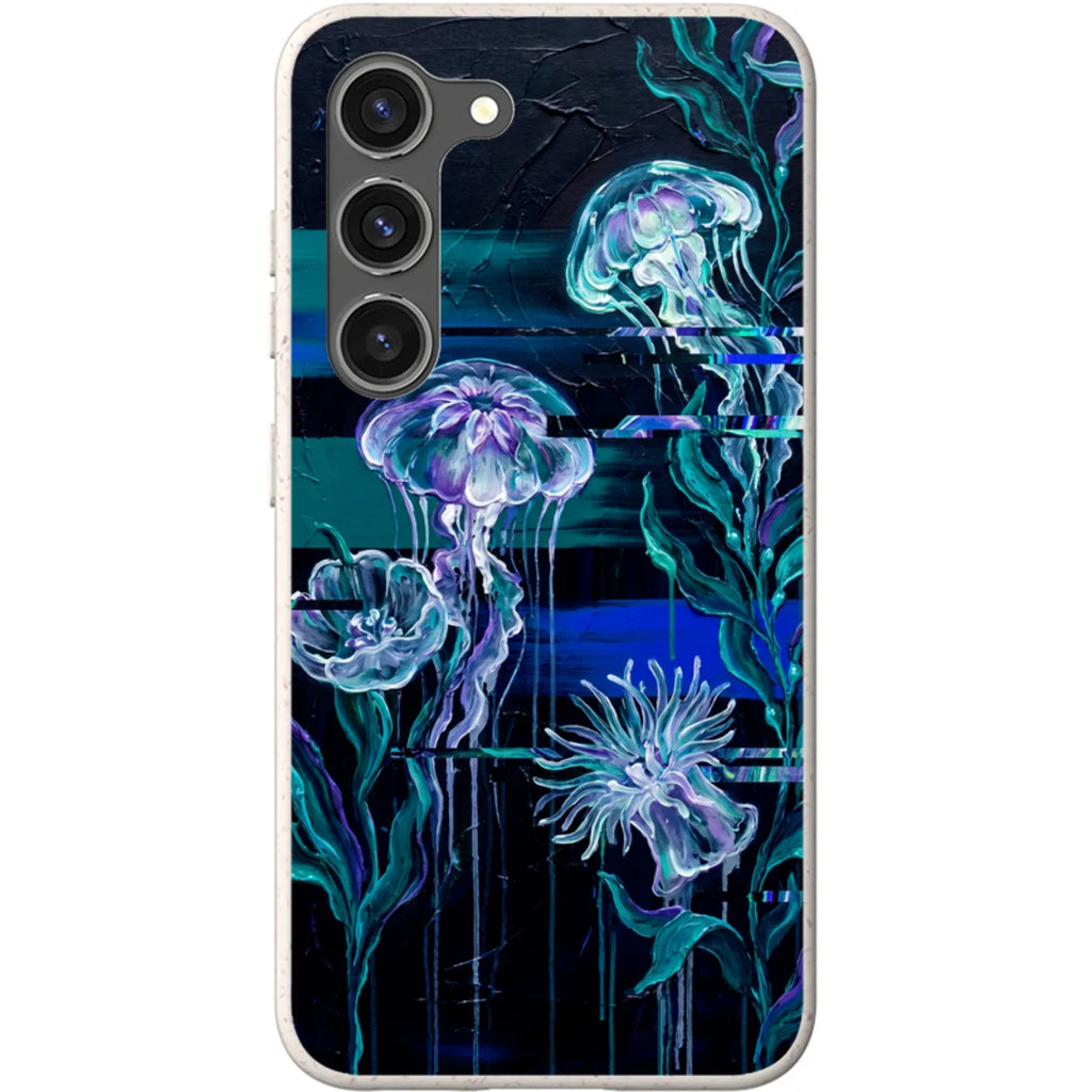 Deep-Sea Underwater Botanical Fantasy by Frida Lövström — S23 Samsung Galaxy Bio-degradable Case — Finnaij
