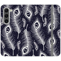 Feathers in Bloom Vegan Leather — S23 Wallet Case — Finnaij