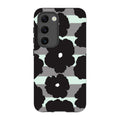 Bold Floral Black — S23 Tough Case — Finnaij