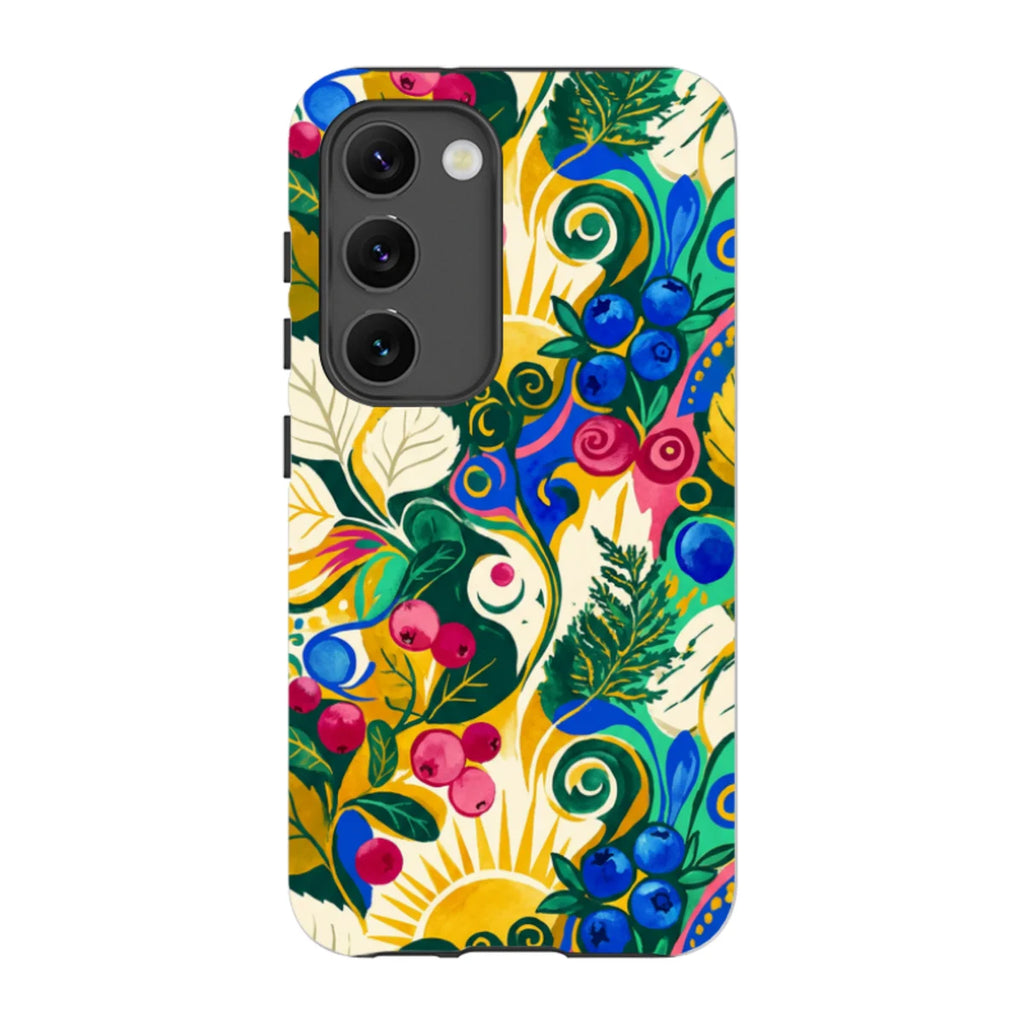 Berry Meadow Glow by Aino Kallio — S23 Tough Case — Finnaij