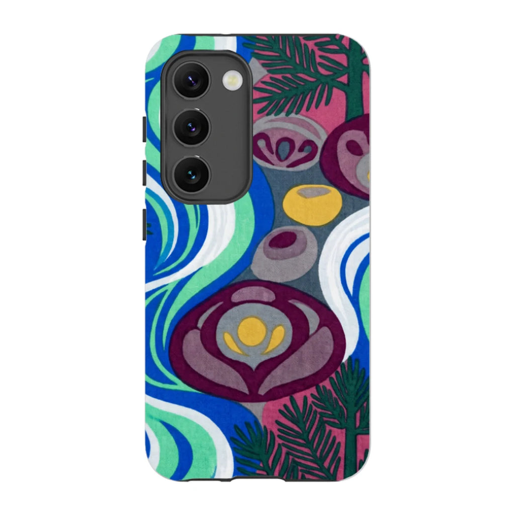 Sauna Bloom Motif by Aino Kallio — S23 Tough Case — Finnaij