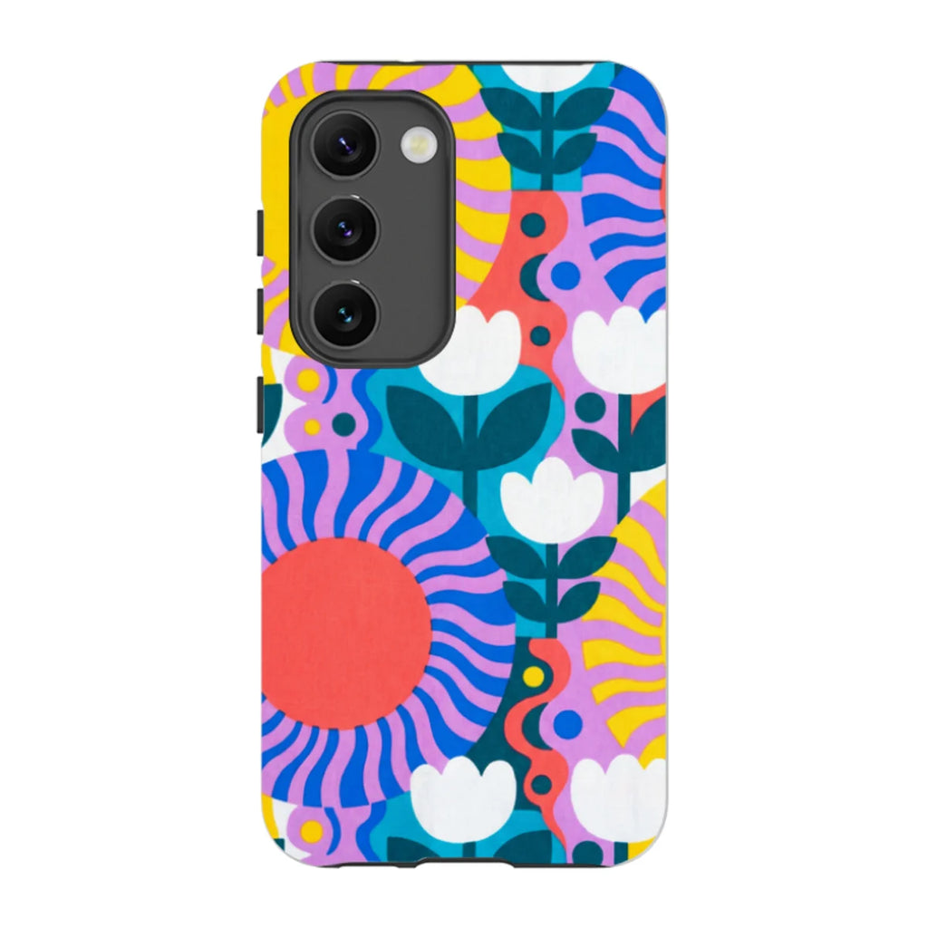 Midnight Sun Mod Bloom by Salla Niemi — S23 Tough Case — Finnaij