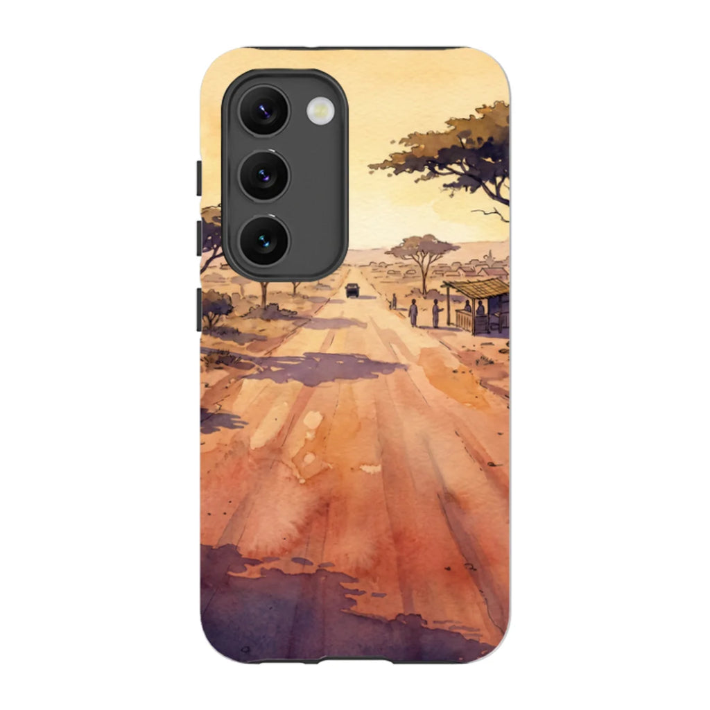 Laterite Road Golden Hour by Tobi Akinyemi — S23 Tough Case — Finnaij