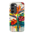 Tropical Flowers by Frida Lövström — S23 Tough Case — Finnaij