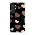 White & Black Hearts — S23 Fan Edition Tough Case — Finnaij