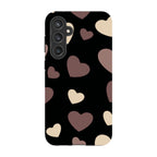 White & Black Hearts — S23 Fan Edition Tough Case — Finnaij
