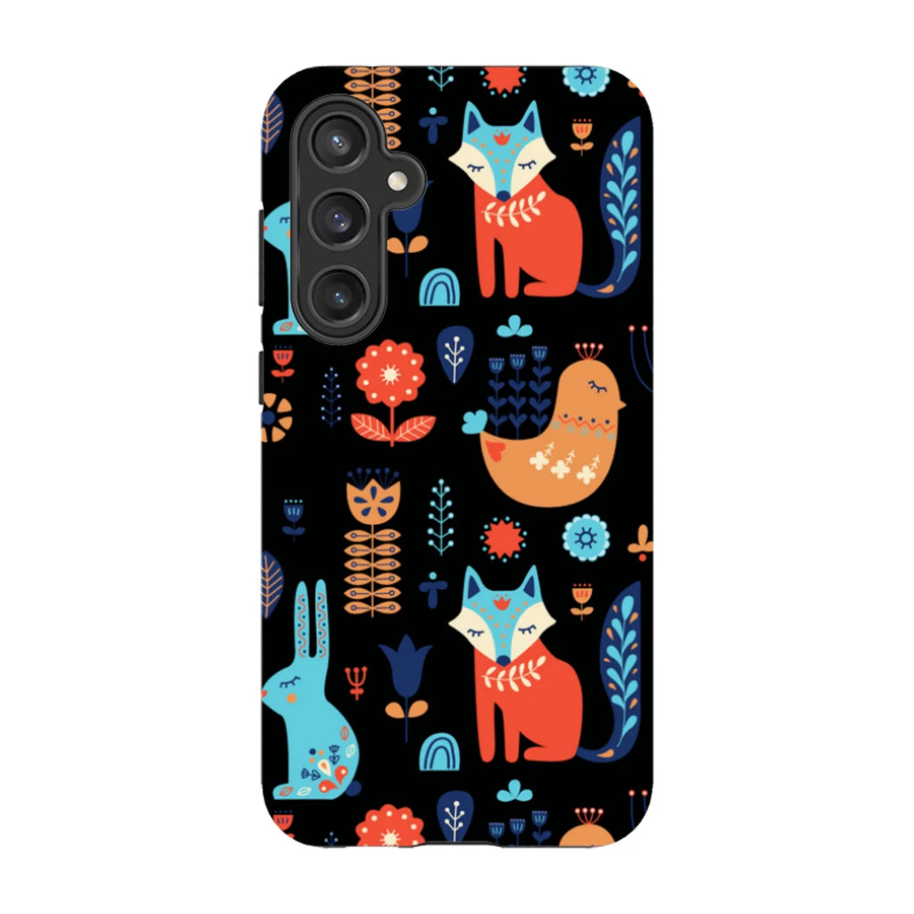 Nordic Ornament Black — S23 Fan Edition Tough Case — Finnaij