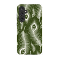 Feathers in Bloom Army Green — S23 Fan Edition Tough Case — Finnaij